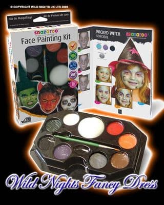 SNAZAROO HALLOWEEN KIT PACK FACE PAINT THEME PACK