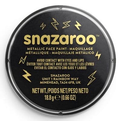 Snazaroo Metallic / Electric Face Paint Electric Black 18ml