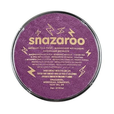 Snazaroo Metallic / Electric Face Paint Electric Purple 18ml