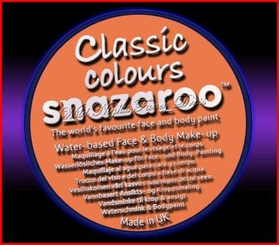 SNAZAROO PROFESSIONAL FACE PAINT 30ML TUB APRICOT