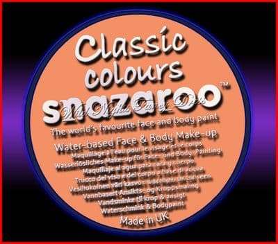 SNAZAROO PROFESSIONAL FACE PAINT 30ML TUB PEACH