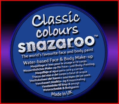 SNAZAROO PROFESSIONAL FACE PAINT 75ML POT ROYAL BLUE