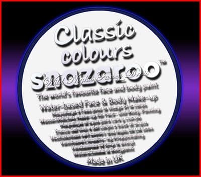 SNAZAROO PROFESSIONAL FACE PAINT 75ML POT WHITE