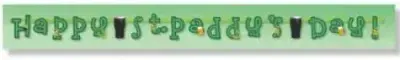 St Patricks Day Illustrated Letter Banner