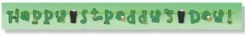 St Patricks Day Illustrated Letter Banner