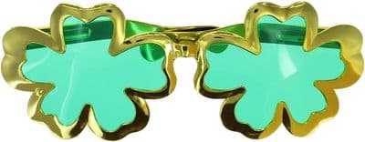 ST PATRICKS DAY NOVELTY SHAMROCK SUNGLASSES