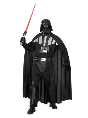 Star Wars Mens Deluxe Darth Vader Costume With Vinyl Mask