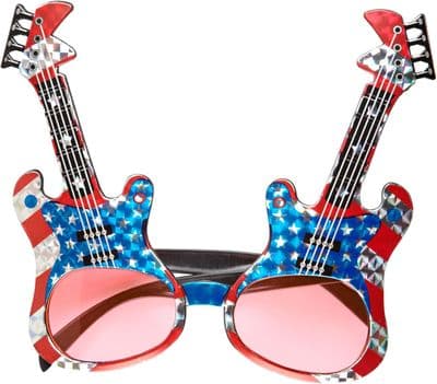 Stars and Stripes Guitar Glasses
