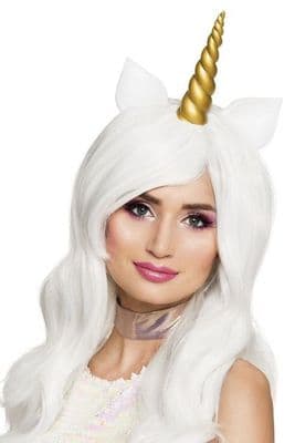Sunshine Unicorn Wig with Horn