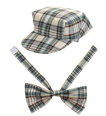 Tartan Hat & Bow Tie