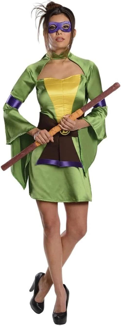 knee length dresses for ladies TMNT Teenage Mutant Ninja Turtles Tunic Tank Dresses M / Leonardo