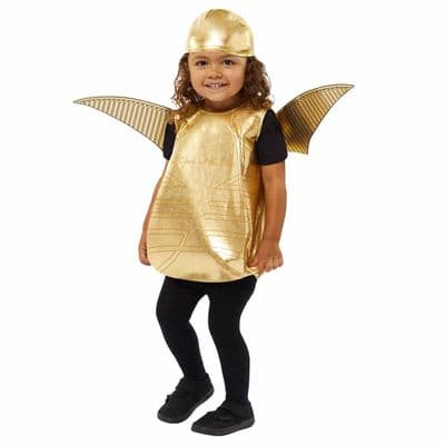 Toddler Harry Potter Golden Snitch Fancy Dress Costume