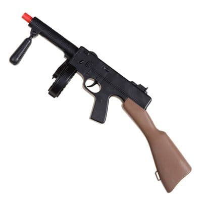 Tommy Machine Gun 50cm With Sound  Fancy Dress Toy Prop