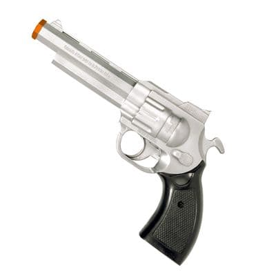 Toy Revolver 20cm Cowboy Police Fancy Dress Costume Prop Novelty Gun Accessory