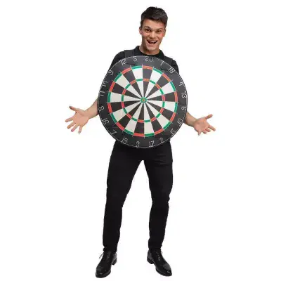 Unisex Adult Funny Dartboard Tabard
