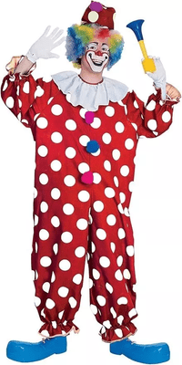 Unisex Carnival Clown Costume