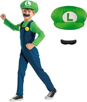 Unisex Childs Luigi Costume