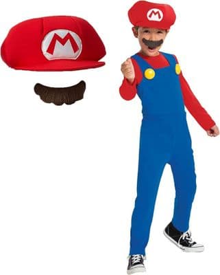 Unisex Childs Mario Costume