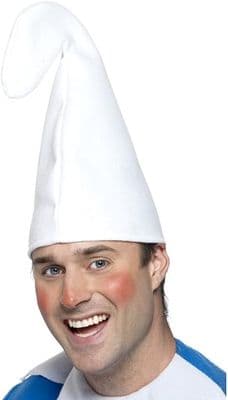 Unisex White Gnome Hat