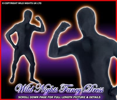 UNISEX ZENTAI SUIT CATSUIT BLACK