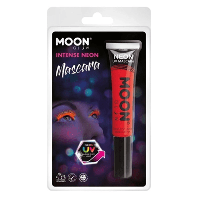 UV Neon Mascara Red Glow in Dark Festival Makeup Moon Glow 15ml