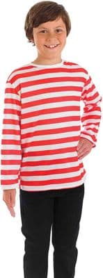 Wally Red and White Jumper Costume