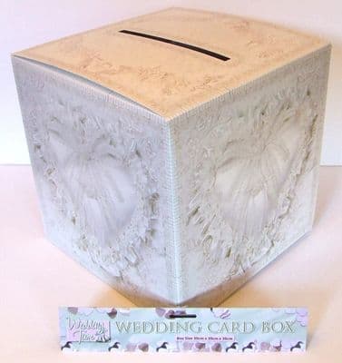 Wedding Card Box Heart Design 30cm x 30cm