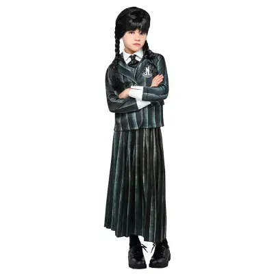 Wednesday School Uniform Girls Costume