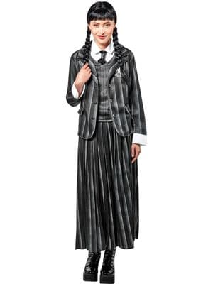 Wednesday School Uniform Womens Costume