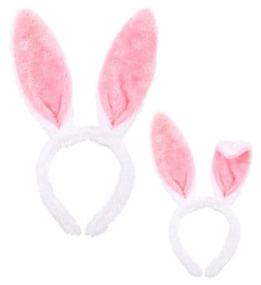 White Bendable Bunny Ears
