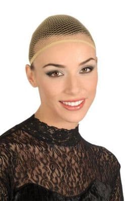 Wig Cap Nude Beige Hair Net Fancy Dress Costume Accessory