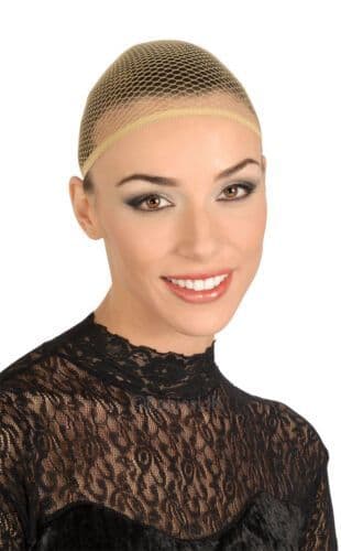Wig Cap Nude Beige Hair Net Fancy Dress Costume Accessory