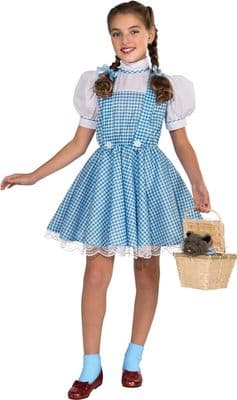 Wizard Of Oz Deluxe Dorothy Costume Ages 3 - 10 Years