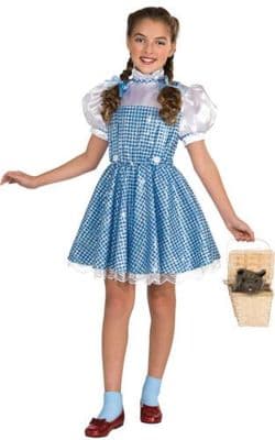 Wizard Of Oz Sequin Dorothy Costume Ages 3-10 Years
