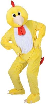 Yellow Chicken Adult Animal Mascot Costumes