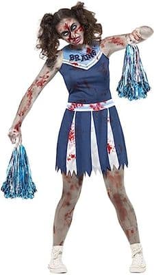 Zombie Cheerleader Costume Small 8-10