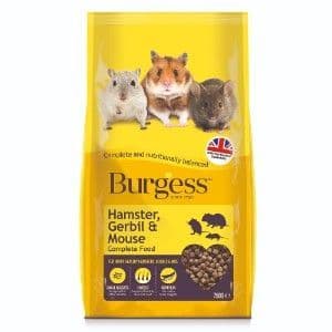 Burgess Hamster, Gerbal & Mouse Food 750g