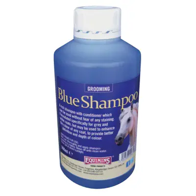 Equimins Blue Shampoo for Grey Horses 500ml