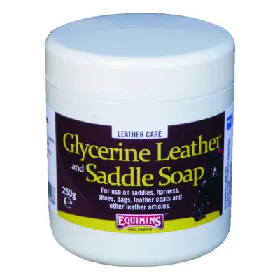 Equimins Glycerine Leather & Saddle Soap 250g