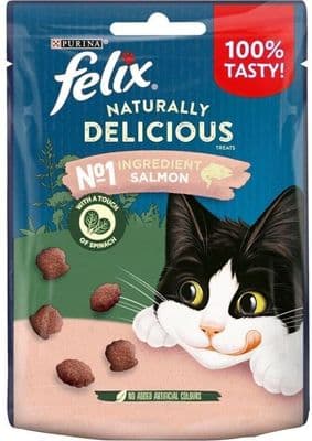 Felix Naturally Delicious Salmon Treats 50g