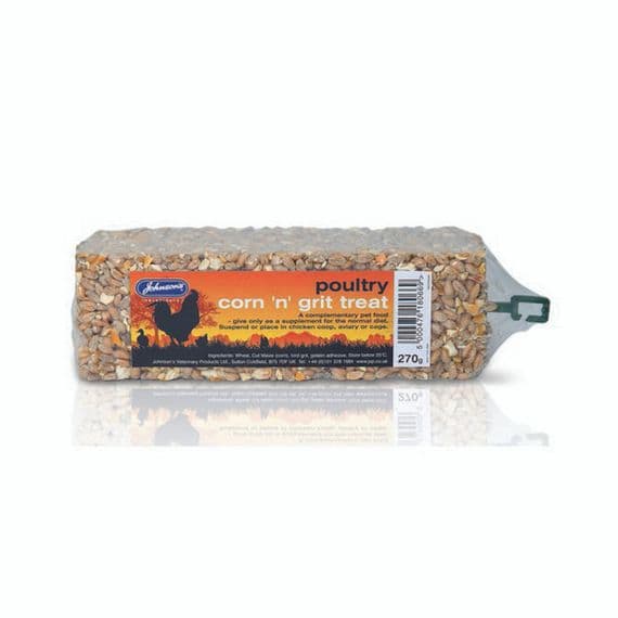 Johnsons Veterinary Poultry Corn N Grit Treat 270g