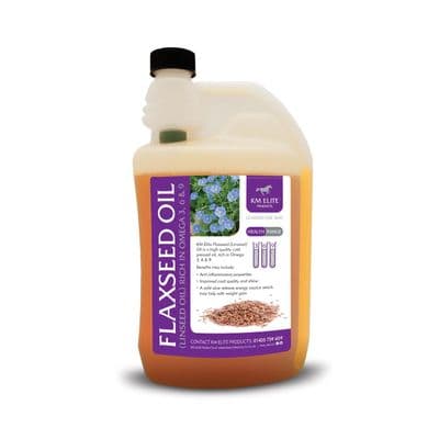 KM Elite Flaxseed (Linseed) Oil 1Ltr