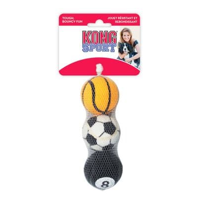KONG Sports Balls Dog Toy Medium (Pack of 3)
