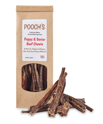 Pooch's Puppy & Senior Beef Chewie  100g