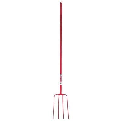 Red Gorilla 4 Prong Long Manure Fork