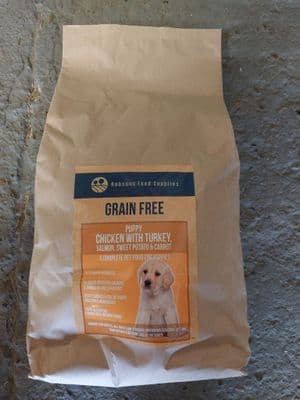 Robsons Grain Free Puppy Chicken with Turkey, Salmon, Sweet Potato & Carrot 2kg