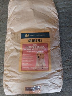 Robsons Grain Free Puppy Salmon with Haddock, Blue Whiting , Sweet Potato & Asparagus 12kg