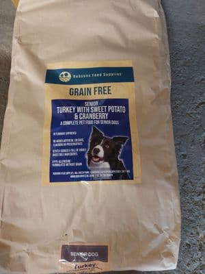 Robsons  Grain Free Senior Turkey with Sweet Potato & Asparagus 12kg