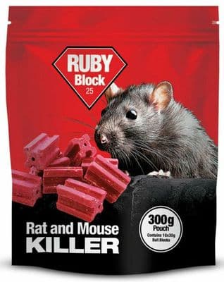 Ruby Block Rat & Mouse Killer