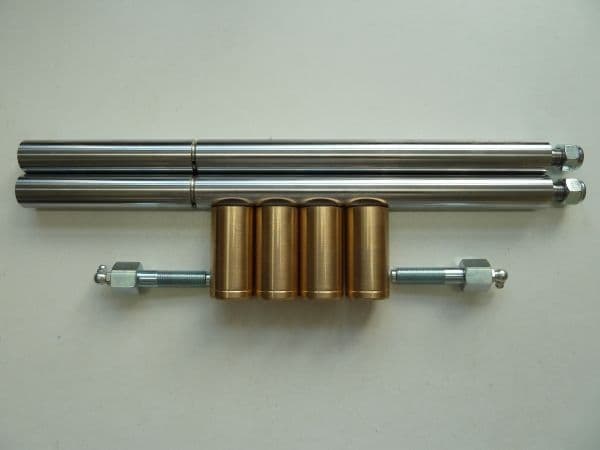 Hard chrome king pin and bush set without SSL